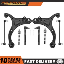 8X Left Right Front Lower Control Arms Tie Rods for Kia Sorento 2011-13 K750205