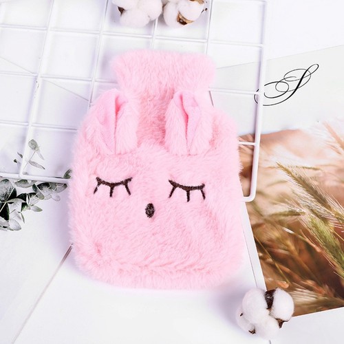 Winter Hot Water Bottle PVCPlush Shoulder Hand Warmer Heat Pack Reusable2401 - Picture 3 of 6