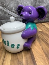 Vintage Grateful Dead Vandor Cookie Jar Purple Limited Edition - 1998