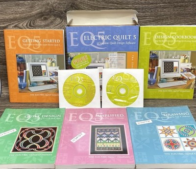 EQ5 Electric QUILT Company 5 Design CD ROM and Quilt Design Simplified Drawing