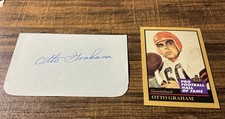 Otto Graham, Cleveland Browns,Handsigned Album Page,HOFer QB,Autograph Grades 10