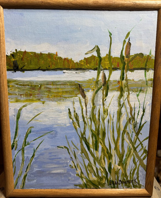 Leonard Dimmick (1943 -  2011) ''Early Morning''  Acrylic Painting - Signed/Framed