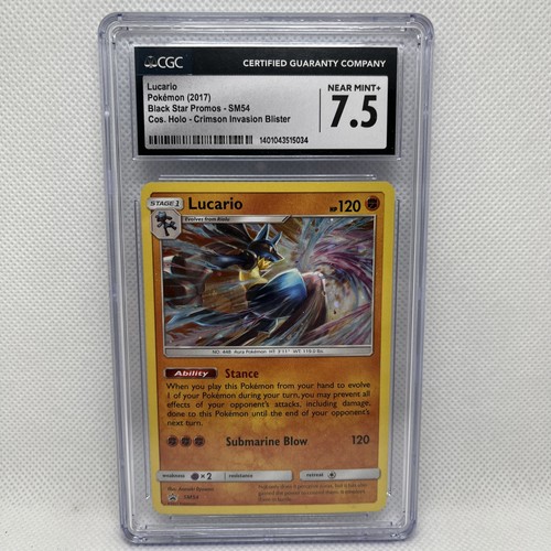 Lucario graded CGC 7.5 for sale on eBay