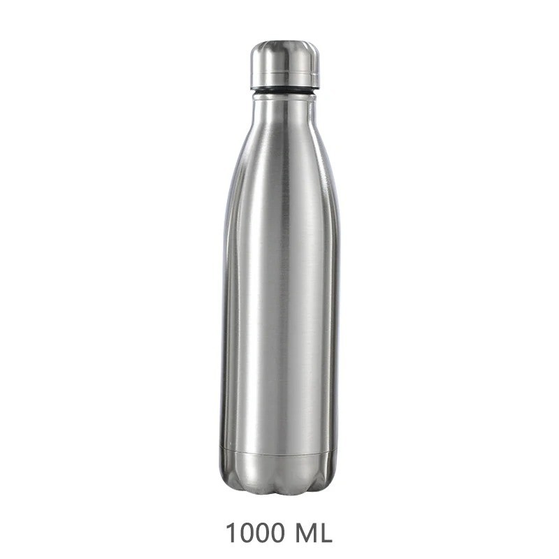 Stainless Steel Water Bottle 1L 500ml 750ml Sport Travel Drink Bottle