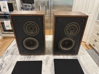 EPI 70C Vintage 1970s Speakers Refoamed 6.5  2-Way Inverted Dome Retro Used HiFi
