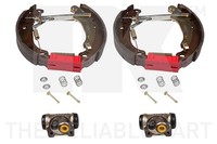 Bremsbackensatz NK 443763603 FüR 2E 206 Peugeot SW 2A Hdi Eco 2LKFWA 2MKFWA LPG