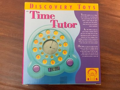 Discovery Toys TIME TUTOR Electronic Teaching Clock 3451 NEW