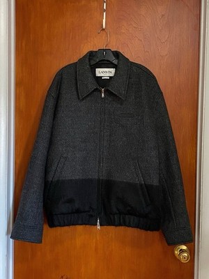 Lanvin Wool-Blend Bomber Jacket size 48/us size M Retail $3290 | eBay