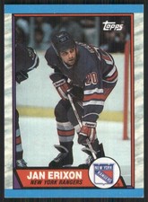 1989-90 Topps #96 Jan Erixon New York Rangers 52544