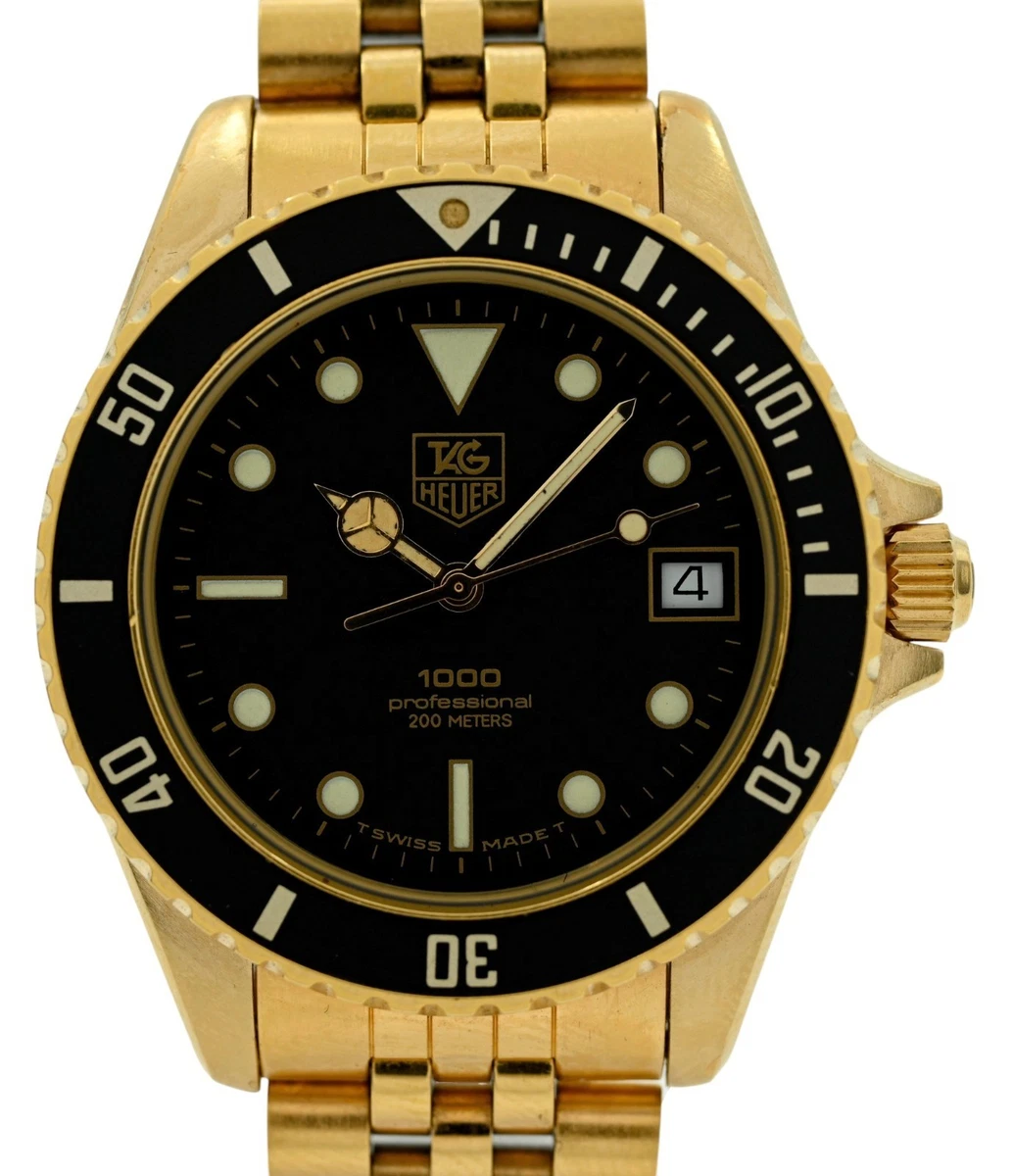 TAG Heuer Gold Plated Case Diver Wristwatches for sale | eBay