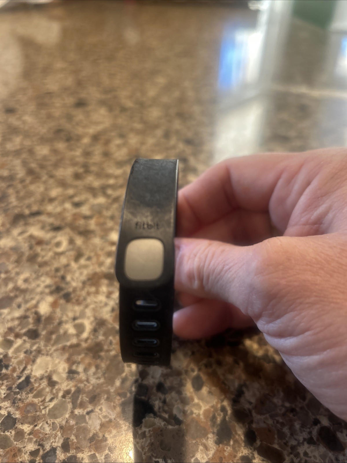 Fitbit Digital Activity Tracker Watch Black Buckl… - image 2