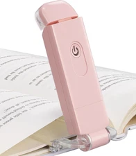 USB Rechargeable Book Light for Reading in Bed, Clip-On LED Reading Lamps Portab