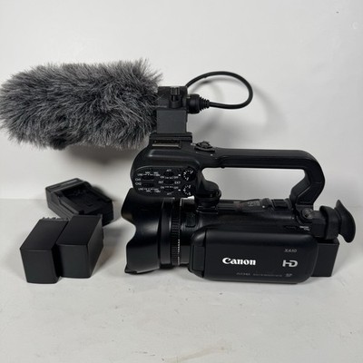 Canon XA10 Professional Camcorder HD batteries Charger Hood