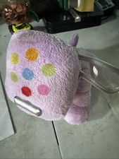 Hasbro iDog i-Dog 5.5" Plush Puppy Purple - MP3 Speaker  Aux Cable 2009 - WORKS