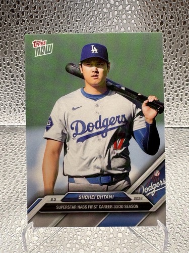Shohei Ohtani #510 2024 Topps NOW 1st Career 30/30 Season PR 9710 Dodgers