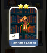 Monopoly Go  Restricted Section  2 stars   Sticker