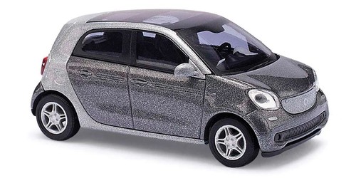 Smart Forfour HO Busch 49557 2014 - Colección CMD - Gris metálico Nuevo de Lote Antiguo | Condition: Used