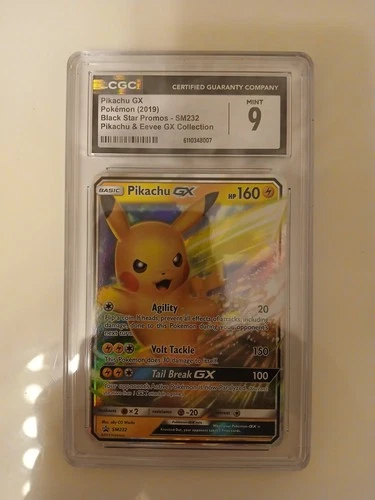 Pokémon Pikachu TCG GX Special Collection SM232 Holo Promo CGC 9 Mint