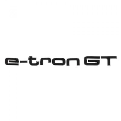 Original Audi e-tron GT Schriftzug schwarz Tuning Exclusive Black Edition Emblem