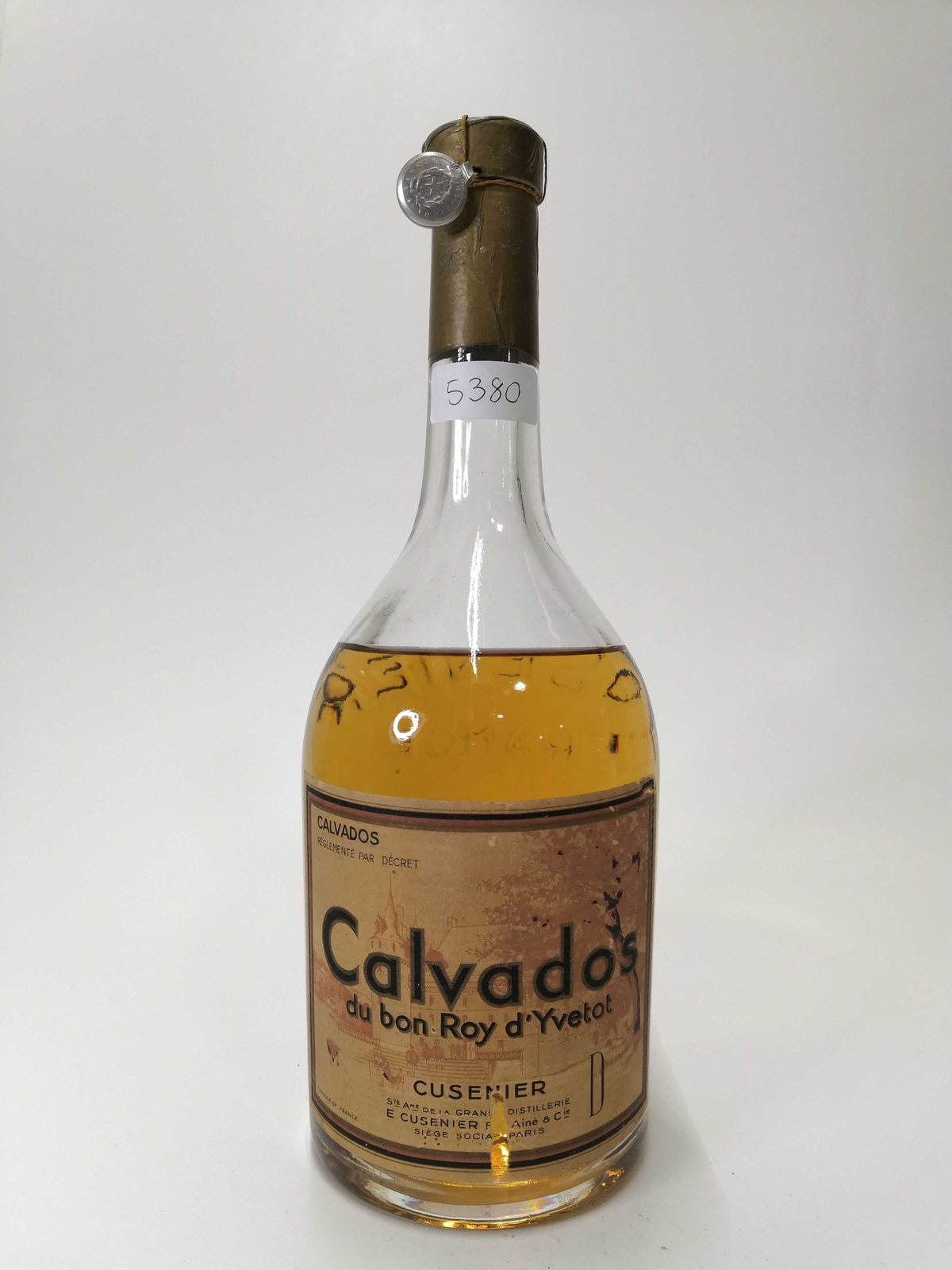 Vintage Bottle - Cusenier Calvados du bon Roy d'Yvetot 0,75 lt. SIGILLO STELLA -