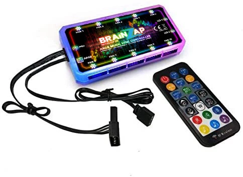 1-10x BRAINZAP 120mm LED ARGB/RGB Case Fan Set Gehäuse Lüfter Aura Asus Coolmoon - Bild 3 von 4