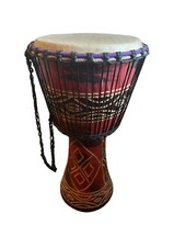 Afrikanische Trommel aus Namibia – Durchmesser 25 cm, Höhe 48 cm