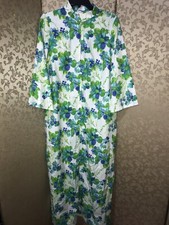 24 HR SALE! David Brown California VTG Floral Caftan House Dress Size M