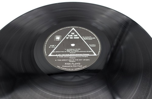 Pink Floyd Dark Side Of The Moon Vinyl LP Record Quad OZ 1st Press + 2 x Posters - Picture 2 of 9