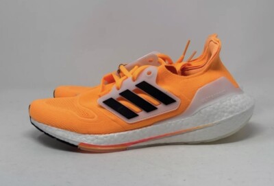 Adidas Ultraboost 22 Running Shoes Men's Orange White (HR1029) Size 9
