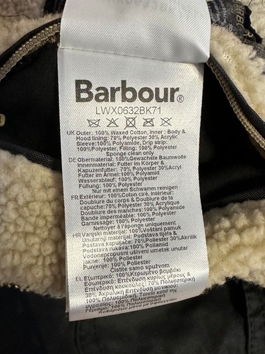 Barbour International Flywheel Parka Wax Damenmantel aus gewachster Baumwolle - Bild 13 von 24