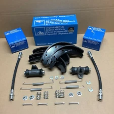 ATE brakes set HA VW Beetle 1303 1302 angular link brake shoes RBZ hose Cabr