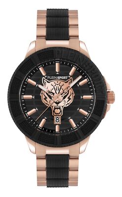 Plein Sport Herren Uhr Analog Quarz CITY RUSH PSAEA0724 Edelstahl