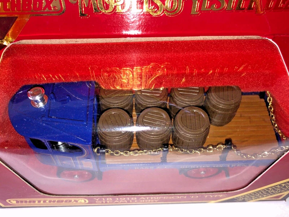 Matchbox, Models of Yesteryear Y-18, 1918 Atkinson Modelo D Vagón de vapor, nuevo, embalaje original - Imagen 3 de 4