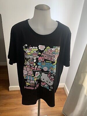 Hello Kitty BIOWORLD Women's T-Shirt - Black