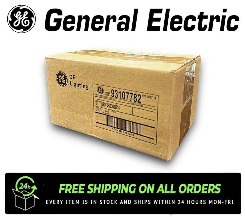 GE 93107782 PAR20 LED, Dimmable, 7W, Medium E26 Base, 2700K Bulb (Pack Of 6) - Image 4 of 4