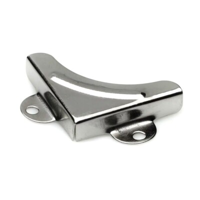Packung mit 4 x 32 mm Spiegelbild Ecken Clips Klemmen Halterung inkl. Schrauben