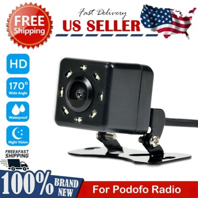 New Backup Camera IR Rearview Mount Universal for Podofo Car Radio