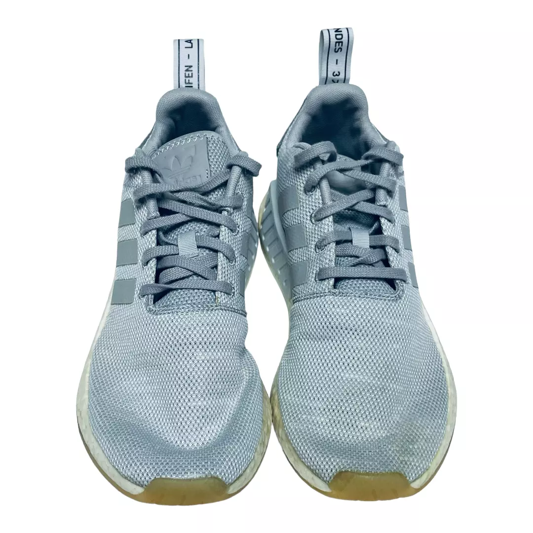 Adidas Originals NMD R2 BOOST Running Shoes Gray White Women s