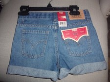 Levi's Girlfriend Shorty Shorts Denim Jeans Size 6