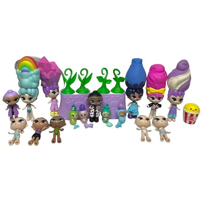 Lot Skyrocket Blume Secret Surprise Baby Pop Dolls Figures Squishy Foam  Hair