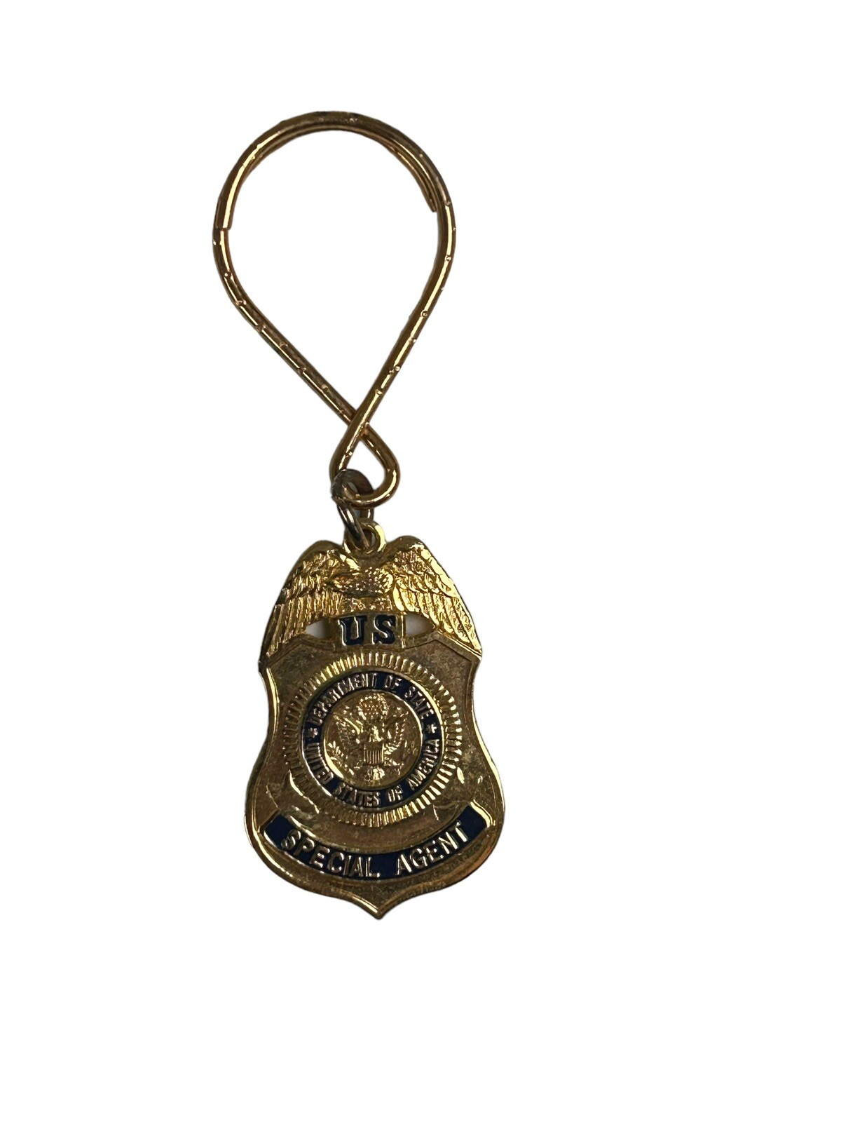 Diplomatic Security Service DSS Special Agent Badge Shield Lapel key chain