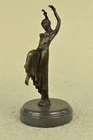 GYPSY DANCER BROWN COLOR BRONZE STATUE CHIPARUS FIGURE SCULPTURE HOME DECOR SALE