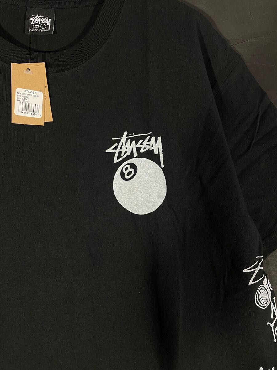 Stussy Test Strike pigment Dyed tee Black - Large Original Stussy Test Strike pigment Dyed tee Black - Large Original