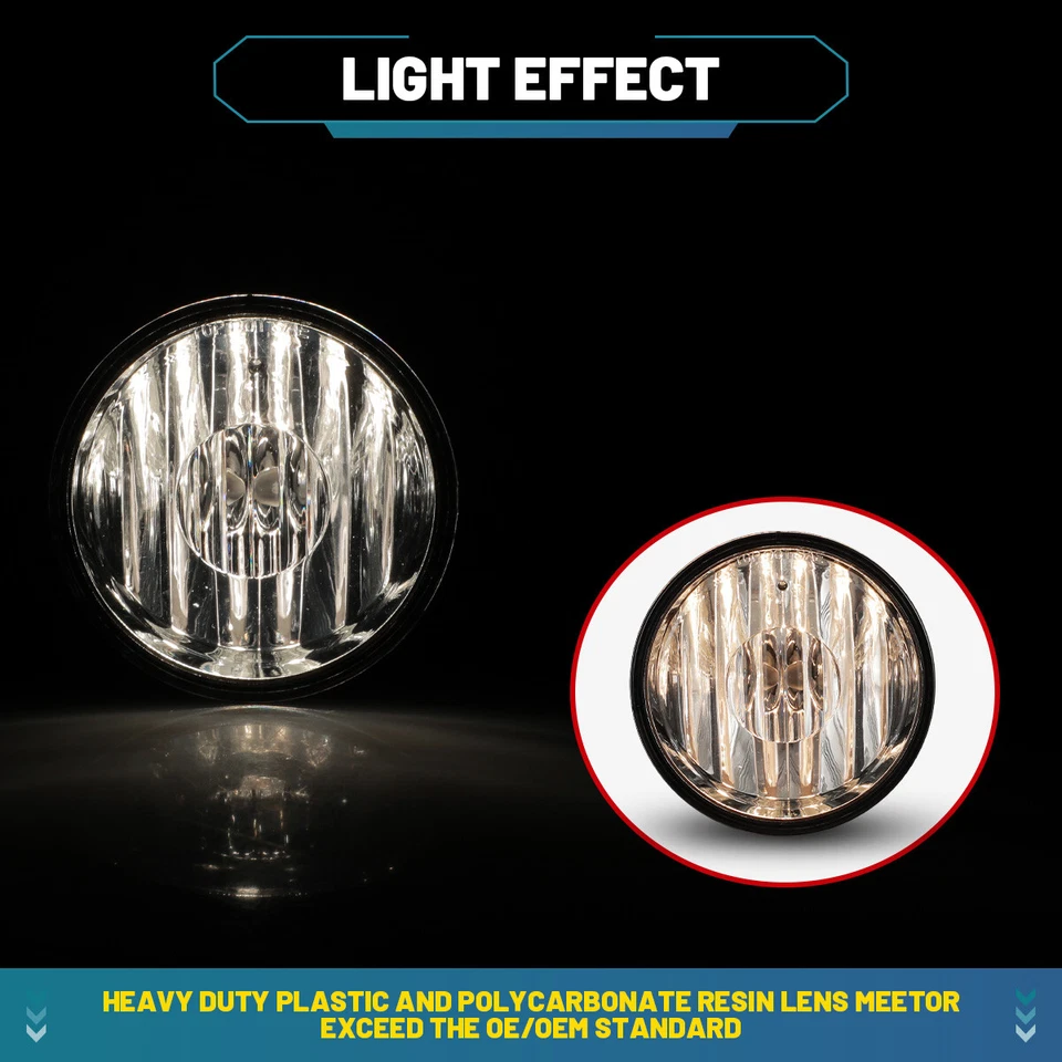 Fog Lights For 1997-2003 Pontiac Grand Prix /00-05 Pontiac Sunfire Front Lamps - Image 4 of 4