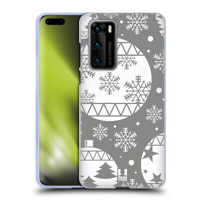 HEAD CASE DESIGNS SILVER HOLIDAY COLLECTION SOFT GEL CASE FOR HUAWEI PHONES 4