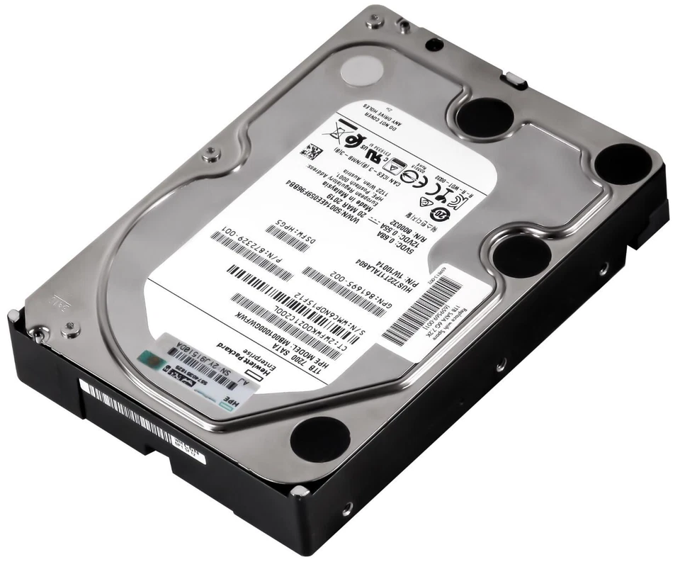 FESTPLATTE HP MB001000GWFWK 872329-001 1TB 7200U/min 128MB SATA III 3.5" Zoll - Bild 2 von 3