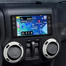 Android 13 Carplay Radio For 2007 2008 2009-2017 Jeep Wrangler JK GPS Navigation