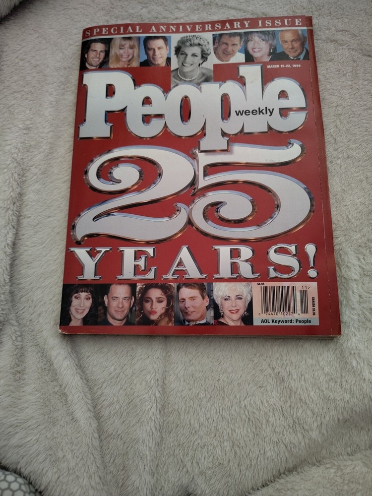 People Magazine Weekly 25 Years Special Anniversary Issue March 1999 Stars Celeb