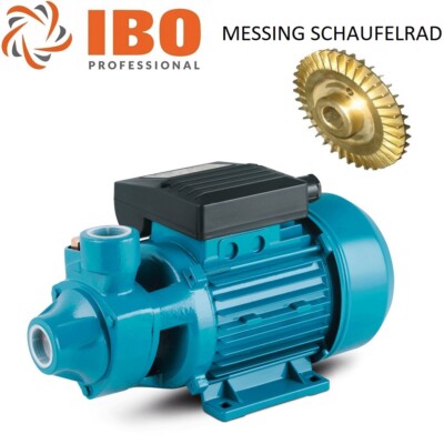 Tubo Quadrato Pompa Centrifuga IBO QB60 Per Giardino - 250W, Portata 2100L/h, Pressione 3.5bar, 230V Pompa Per Irrigazione Giardino