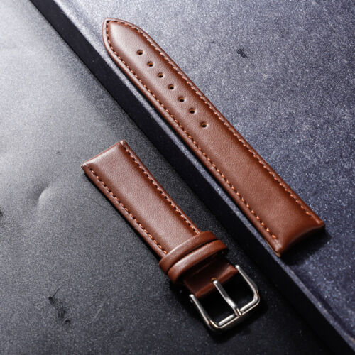 Uhrenarmbänder Aus Echtem Leder 12 Mm 14 Mm 16 Mm 18 Mm 20 Mm 22 Mm ▽ - Picture 10 of 18